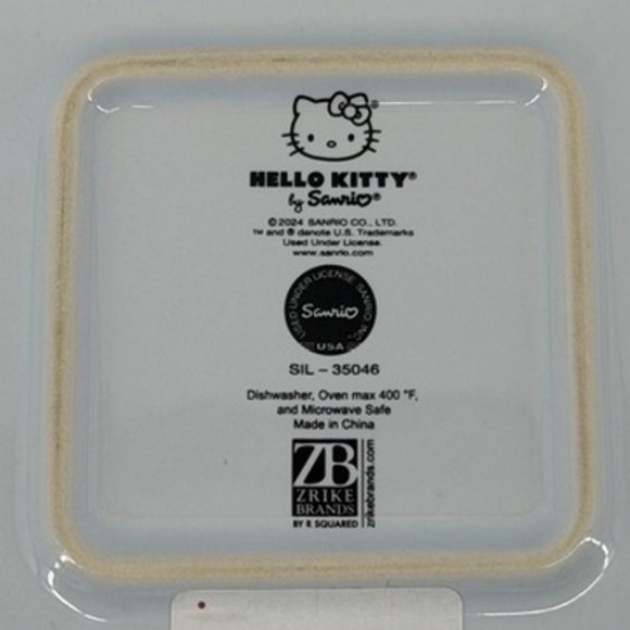 Hello Kitty Halloween Mummy Vampire Ceramic Square Baker Dish Zrike Brands 8in - Picture 7 of 9